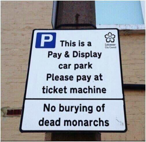 Car park sign