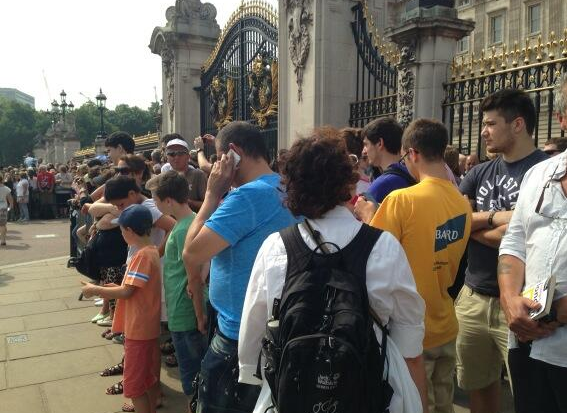 Buckingham Palace Crowds