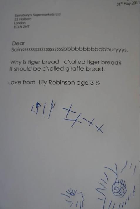 Sainsburys Letter